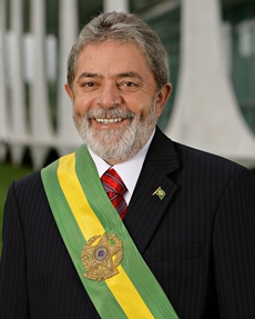 Former Brazilian president Luiz Inacio Lula da Silva 